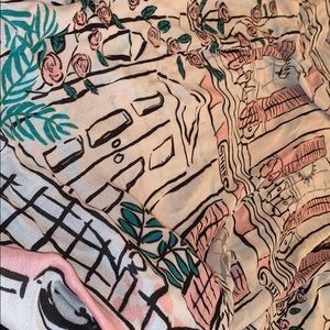 Kate spade ♠️ New Orleans scene scarf